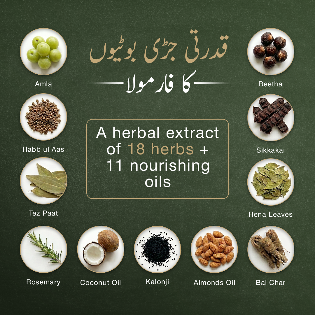 18 Herbs Hair Oil